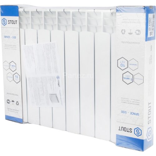 Радиатор биметаллический STOUT Space 500-10