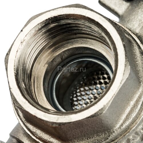 Кран шаровой с фильтром 1/2" Stout