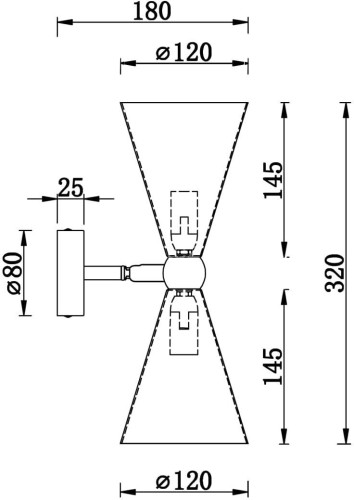 Бра Maytoni MOD108WL-02WG