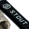 Кран шаровой с фильтром 3/4" Stout