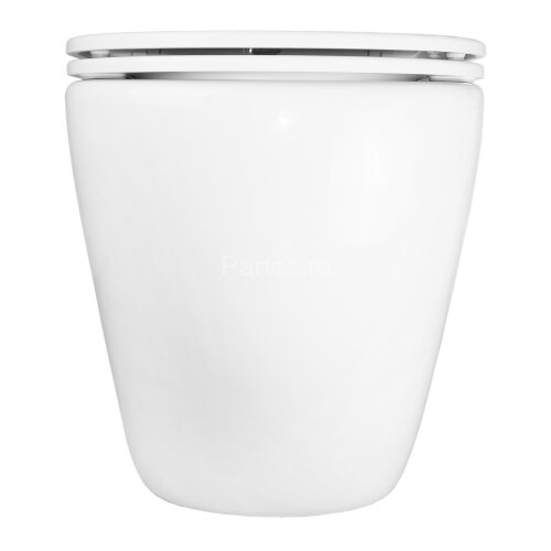 Унитаз приставной Azario Grado 365х570х410 безободковый, смыв "Торнадо", в комплекте с быстросъемным