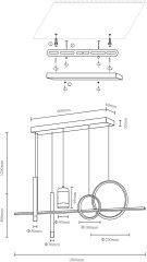 Подвесной светильник Velante 431-106-06