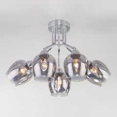 Потолочная люстра Eurosvet 30164/5 хром