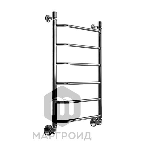 Полотенцесушитель водяной Маргроид Лесенка "Вид 6" без полки 80х50 (комплект), хром