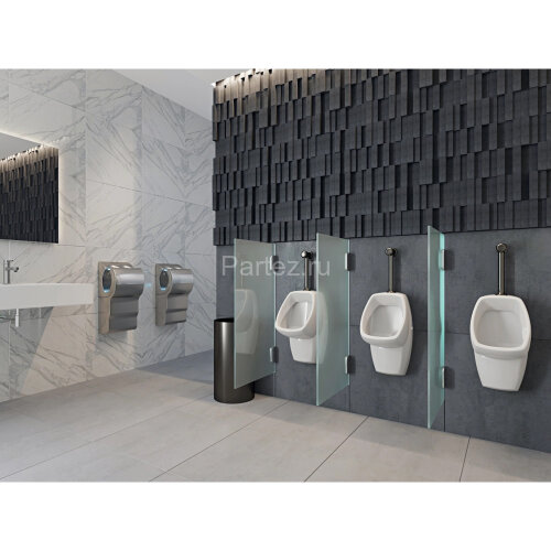 Писсуар Santek Гала с нажимным краном, креплением и вертикальнм сифоном (1WH501805)