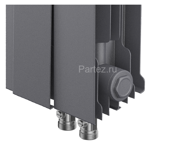 Радиатор Royal Thermo PianoForte 500 /Silver Satin - 6 секц. VDR