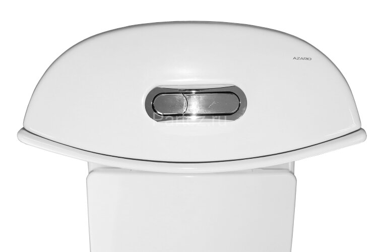 Унитаз моноблок Azario Luna 770x390x710 напольный, горизонтальный слив, сиденье дюропласт микролифт 