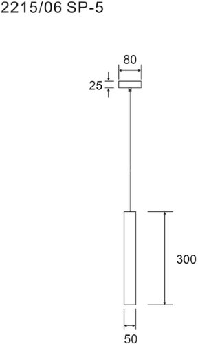 Подвесной светильник Divinare 2215/06 SP-5
