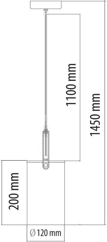 Подвесной светильник DeMarkt 673015701
