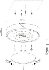 Потолочный светильник Velante 445-447-01