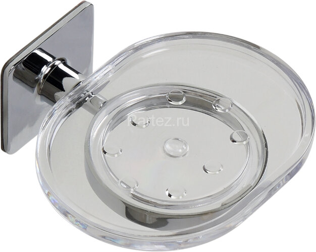 Мыльница Fixsen Square, Хром (FX-93108)