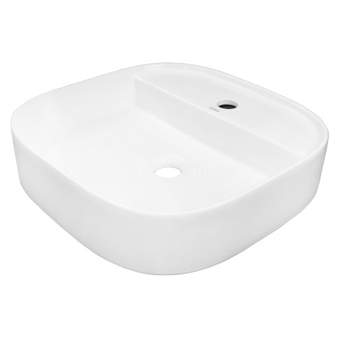 Раковина накладная Azario 450х450х120 округлая, белый глянец (AZ-2204)