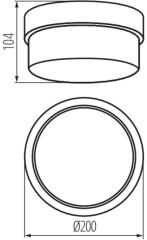 Потолочный светильник Kanlux 8091