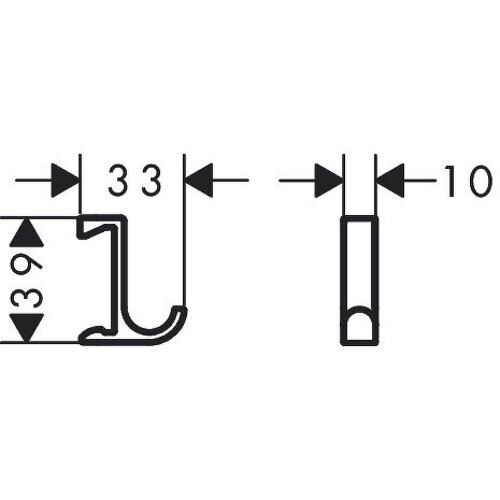 Крючок Hansgrohe WallStoris, Белый (27929700)
