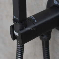 Смеситель Lemark Solo LM7172BL с гигиеническим душем, встраиваемый