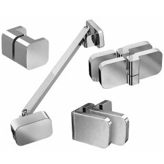 Набор крепежей для душевой двери Ravak Brilliant L Хром (D01000A086)