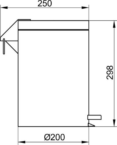 Ведро Keuco , Хром (04988010000)