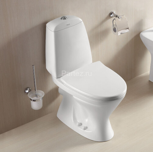 Унитаз-компакт Azario AZ-2037-P 690х345х810 напольный, с быстросъемным сиденьем микролифт, белый (AZ