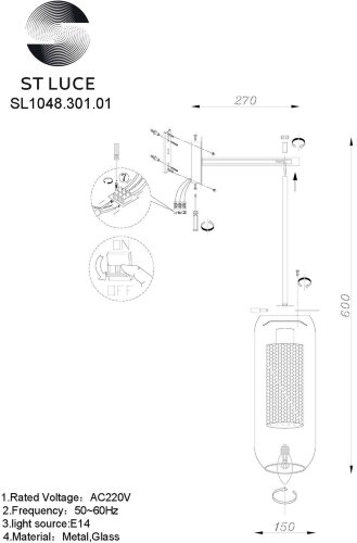Бра ST Luce SL1048.301.01