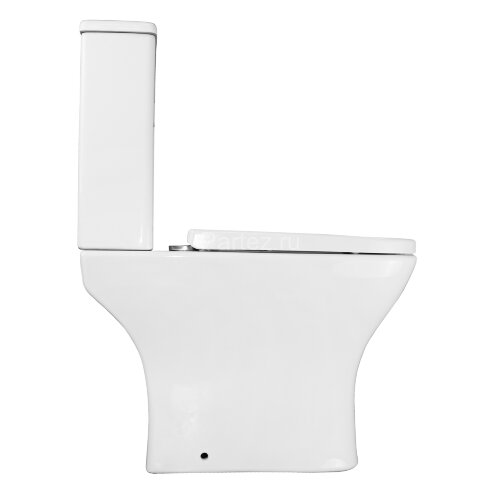 Унитаз-компакт Azario Nigel 385х616х785 напольный, безободковый, с быстросъемным сиденьем микролифт