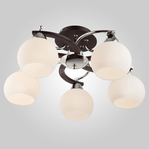 Потолочная люстра Eurosvet 9654/5 хром / венге