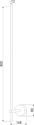 Настенный светильник Elektrostandard 40132/LED черный жемчуг