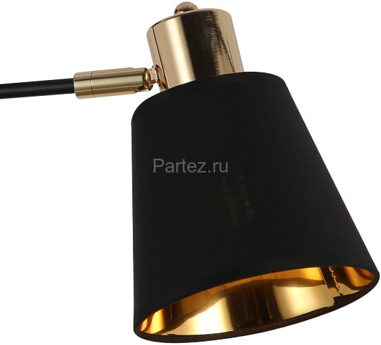 Потолочная люстра ILLUMICO IL6116-2COU-79 BK GD Abelie