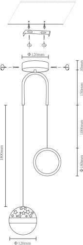 Подвесной светильник Velante 431-306-02
