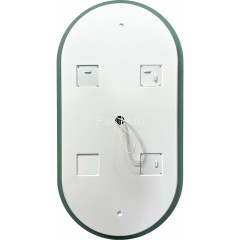 Зеркало AZARIO Viva - BLACK 550х1050 сенсорный выключатель с функцией диммера (LED-00002689)