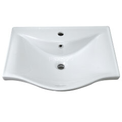 Раковина накладная Lapino BASIC 55X45X17,5, белая (7055)