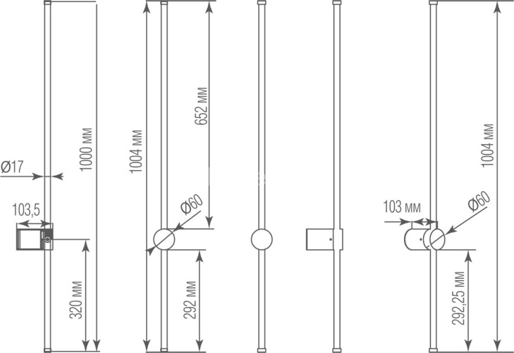 Настенный светильник Donolux DL20654WW8Black