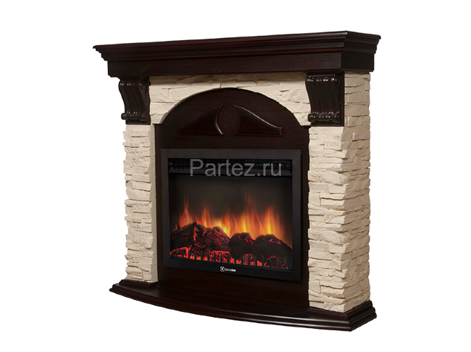 Портал угловой Electrolux Torre 30 U слоновая кость/темный дуб