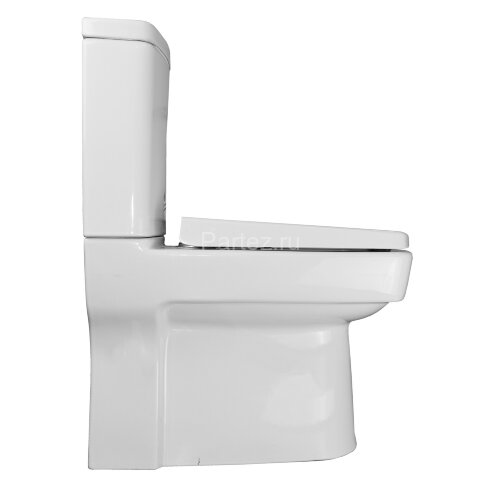 Унитаз-компакт Kale BASICS напольный, безободковый, в комплекте с бачком, сиденьем микролифт и армат