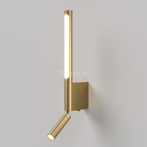 Настенный светильник Elektrostandard 40111/LED латунь