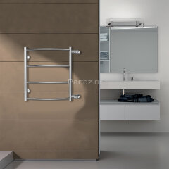 Полотенцесушитель водяной AZARIO VERONA 500/600 4 секции, боковое подключение, 1&quot;, хром (AZ04556)