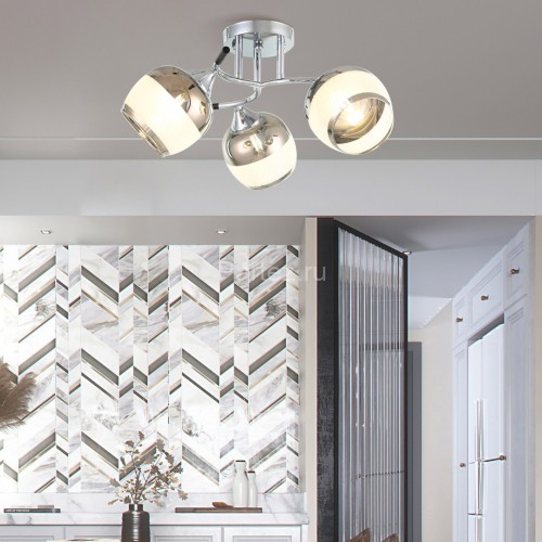 Потолочная люстра Arte Milano 325985/3 CR+BK