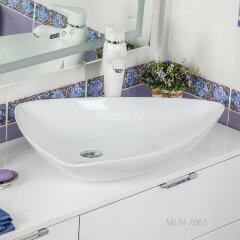 Накладная раковина melana mln-7861