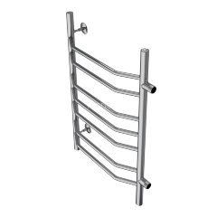 Полотенцесушитель водяной AZARIO RAVENNA 500/800 7 секций, боковое подключение, 1&quot;, хром (AZ07558)