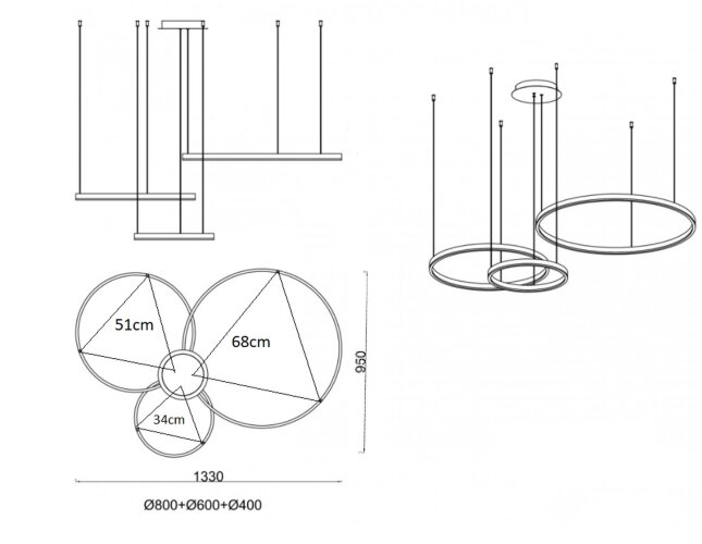 Подвесной светильник Kink Light 08223,36PA(3000K)