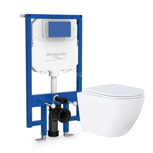 СЕТ: Инсталляция IDROSPANIA MENORCA + унитаз Azario Grado с сиденьем микролифт, без клавиши смыва (4