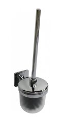 Ёрш для унитаза Fixsen Square, пластик, хром (FX-93113)