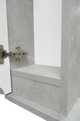 Зеркало-шкаф Loranto Florena 80 800х135х600 левый, светлый бетон (CS00086988)