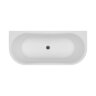 Ванна акриловая Azario ENGELS 1800x750x580 пристенная, в комплекте с сифоном и металлической рамой (