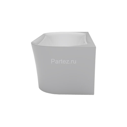 Ванна акриловая Azario ENGELS 1800x750x580 пристенная, в комплекте с сифоном и металлической рамой (