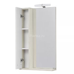 Зеркало-Шкаф AQUATON БЕККА 50 белый дуб (1A214502BAC20)