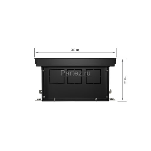 Конвектор внутрипольный Royal Thermo ATRIUM-110/200/1800-DG-U-LB