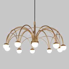 Подвесная люстра Eurosvet 90030/10 LED золото