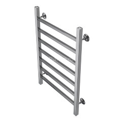 Полотенцесушитель водяной AZARIO ANCONA 500/800 квадрат, 7 секций, нижнее/диагональное подключение, 