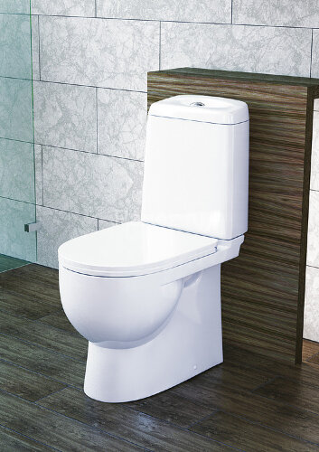 Унитаз-компакт Sanita Luxe Best с сиденьем микролифт (WC.CC/Best/2-DM/WHT.G/S1)