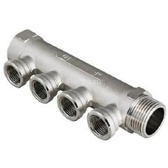 Коллектор распределительный 1&quot;х4х1/2&quot;ВР VALTEC